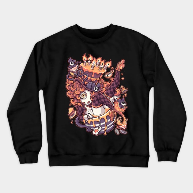 Merry Unbirthday Crewneck Sweatshirt by JEHSEE